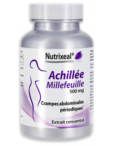 Achillée millefeuille haute concentration, extrait concentré 4:1, 500 mg par gélule végétale.
