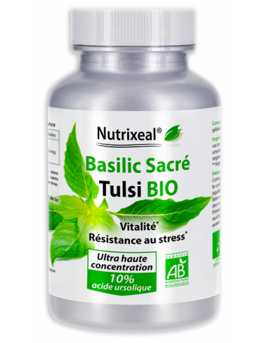 Basilic sacré BIO* en extrait standardisé, 100% pur