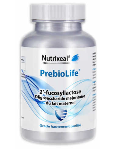 Prebiolife Nutrixeal : Pur 2’-fucosyllactose en poudre hydrosoluble.