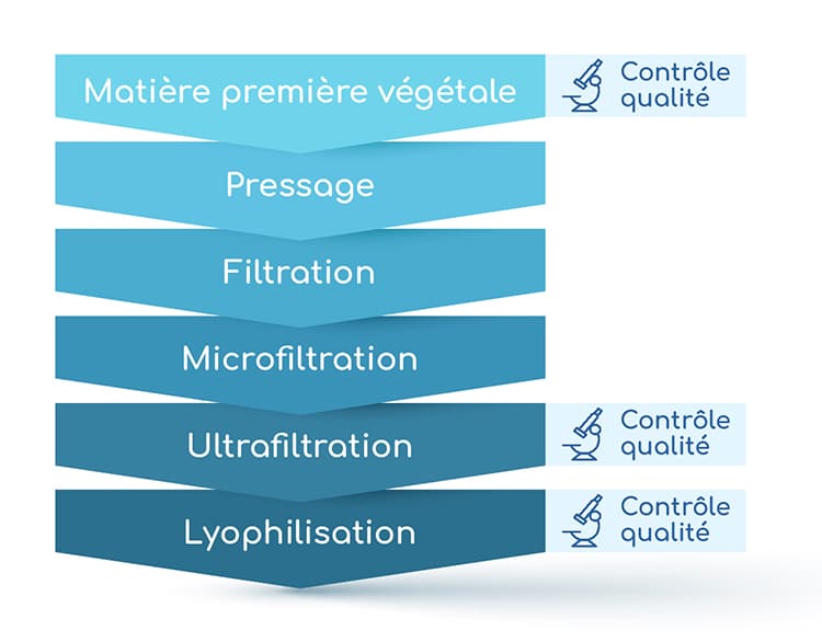 Procédé de fabrication de la broméline de Nutrixeal