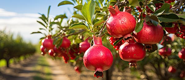 L’extraction réalisée à partir de grenades bio récoltées localement en Murcie est vertueuse pour l’environnement ainsi que pour la qualité du produit, dont la teneur en punicalagine n’est pas dégradée au cours du transport des fruits