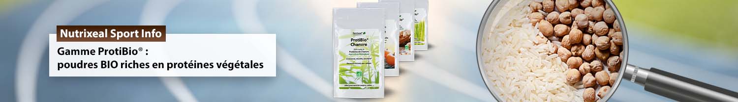 Gamme ProtiBio® : poudres BIO riches en protéines végétales