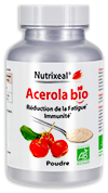Acérola BIO, extrait standardisé à 17% de vitamine C.