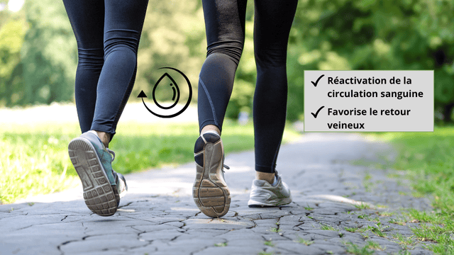 Stimuler la circulation veineuse par l'activité physique