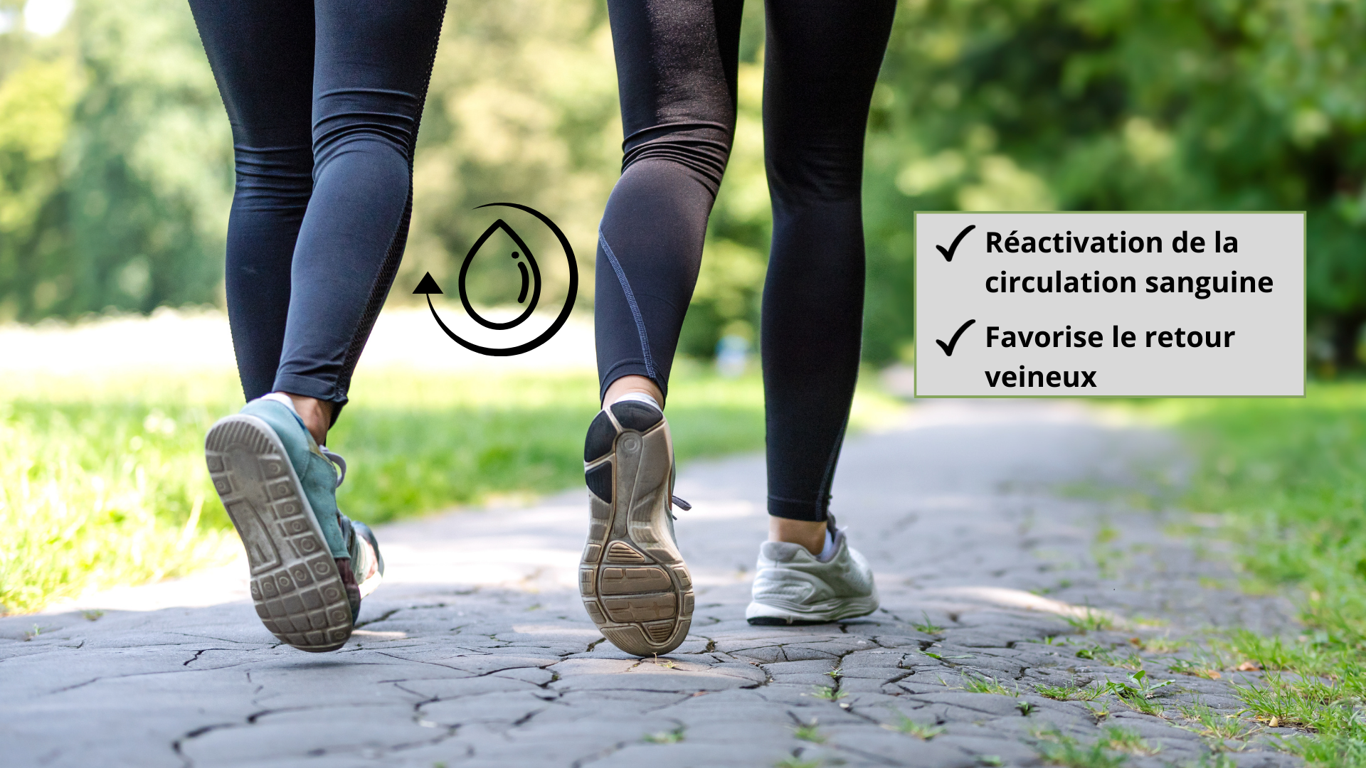 Stimuler la circulation veineuse par l'activité physique