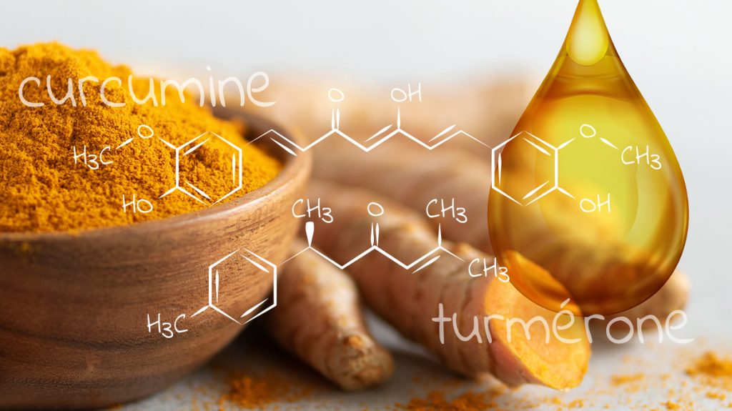 structure chimique Curcumine 