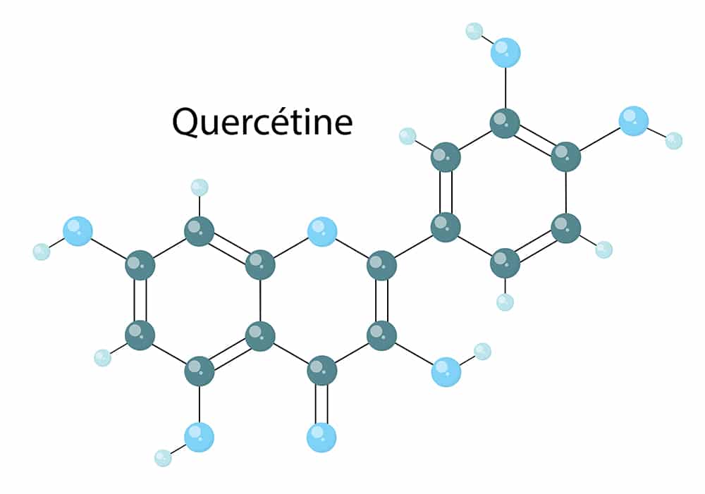 Structure chimique Quercétine 