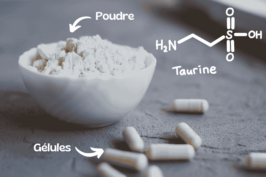 Les différentes galéniques de la taurine de Nutrixeal