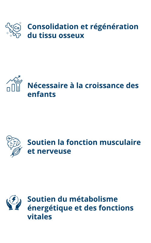 bienfaits du glycérophosphate de calcium dans UltraCal®