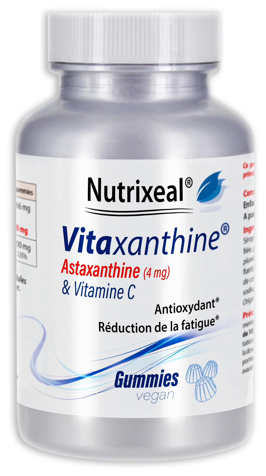 Vitaxanthine 4 mg d'astaxanthine avec vitamine C