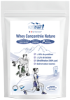 Whey concentree : sans additifs, sans colorants et sans émulsifiants