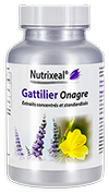  Extrait de graines de gattilier (Vitex agnus-castus), standardisé à 0,6% d'agnuside et Extrait de graines d'onagre (Oenothera biennis L), standardisé à 25% d'acides gras.