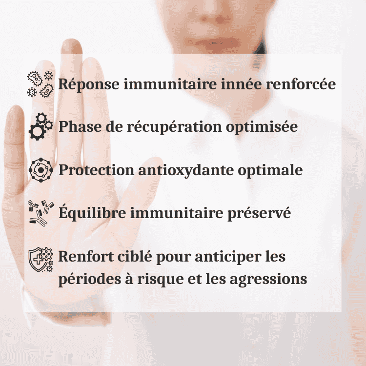 réponse immunitaire plus stable au quotidien
