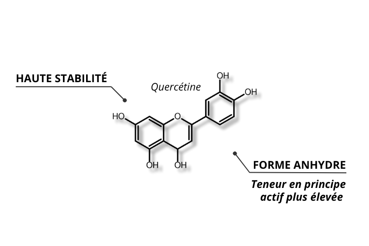 De la quercétine anhydre de qualité