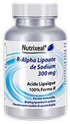 R-alpha lipoate de sodium ou acide R-alpha lipoïque