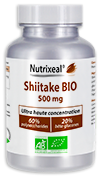 Shiitake BIO concentré, standardisé à 60% de polysaccharides et 20% de bêta-glucanes.