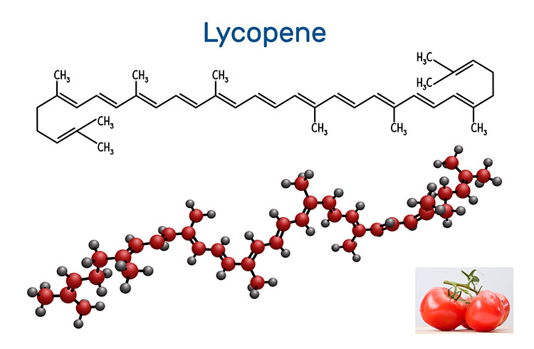 formule chimique du lycopène de tomate