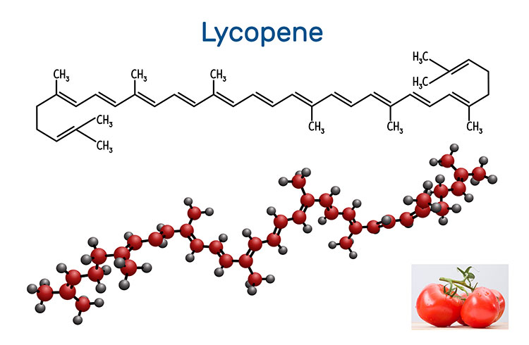 formule chimique du lycopène de tomate